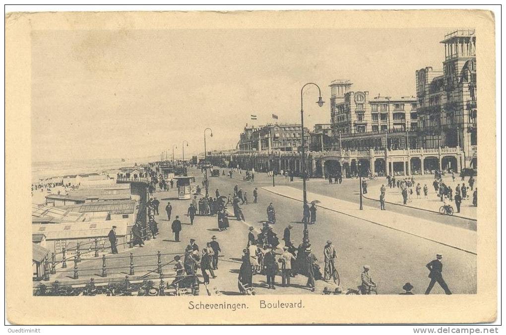 Scheveningen.Boulevard.Belle Animation.1926. - Scheveningen