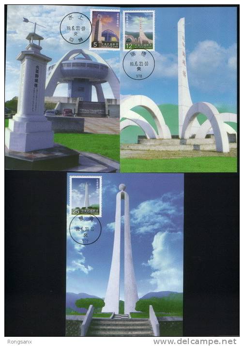 2000 TAIWAN THE TROPIC OF CANCER CROSSING TAIWAN MC - Maximum Cards