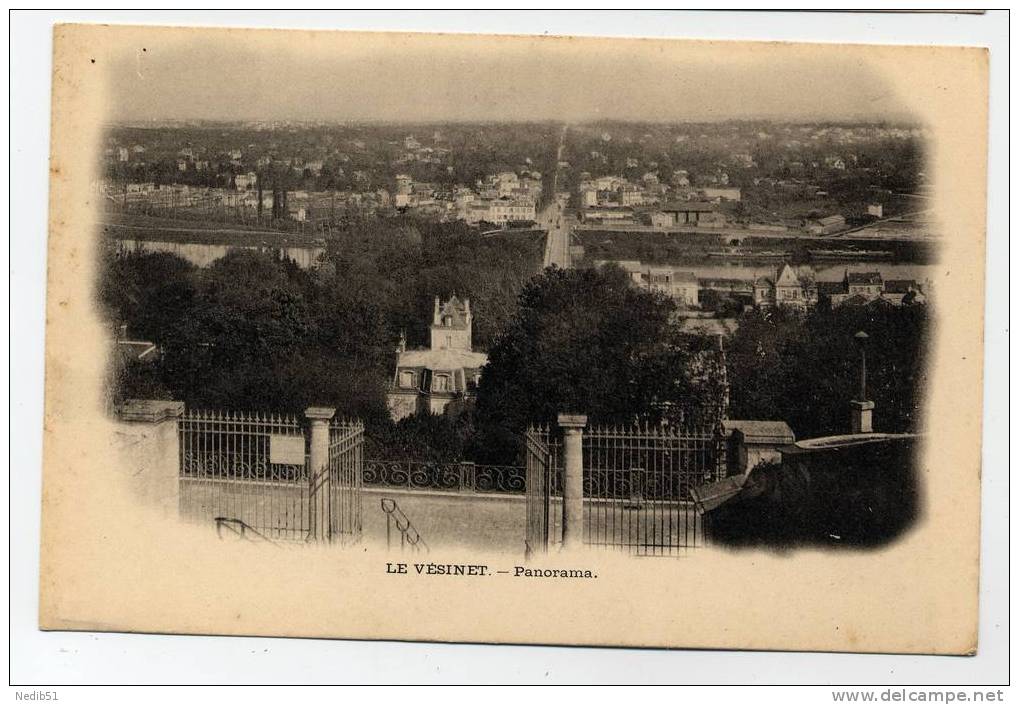 78 *** LE VESINET * PANORAMA  * VERS 1900 *** - Le Vésinet