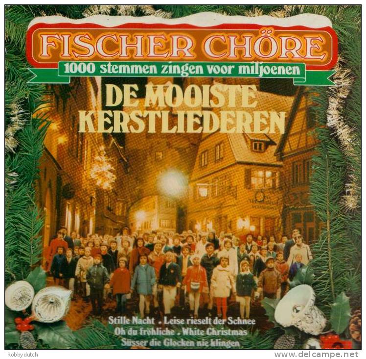 * LP * FISCHER CHÖRE - DE MOOISTE KERSTLIEDEREN - Christmas Carols