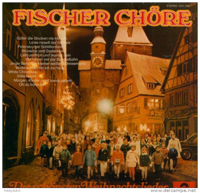 * LP * FISCHER CHÖRE - WEIHNACHTSLIEDER - Kerstmuziek