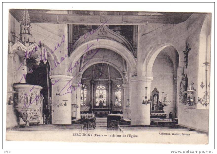 SERQUIGNY - Intérieur De L"église - Serquigny