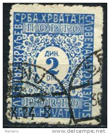 PIA - YUG - 1921-22 - T. Txe - Segnatasse - Post Pay -  (Un T.T. 62) - Postage Due