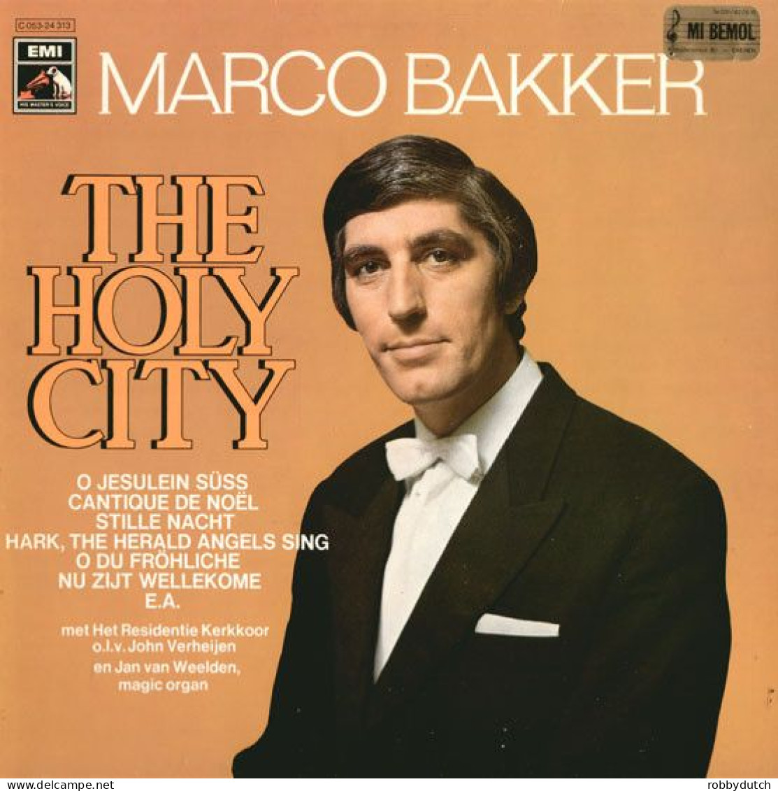 * LP * MARCO BAKKER - THE HOLY CITY - Chants De Noel
