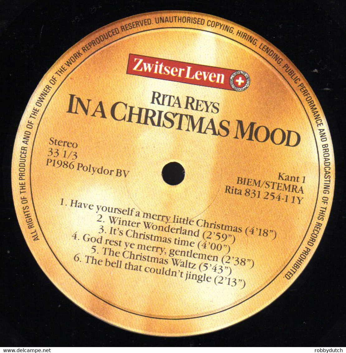 * LP * RITA REYS - IN A CHRISTMAS MOOD - Chants De Noel
