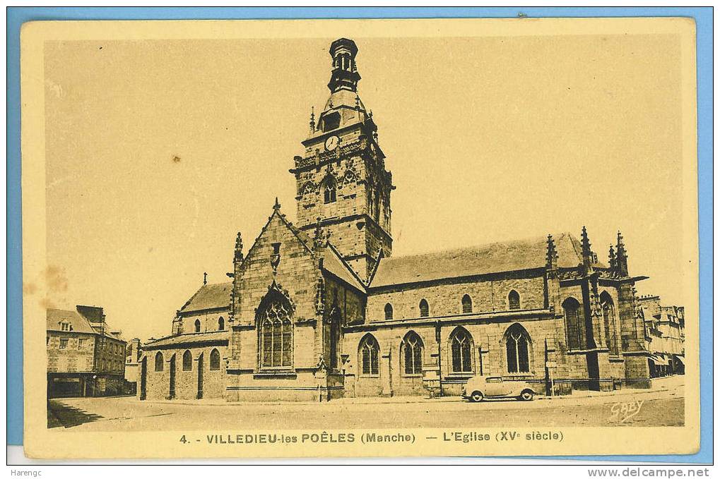 VILLEDIEU LES POELES L'église Du XVème S - Villedieu