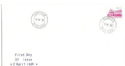 RSA 1984 Unoff. FDC Building 11 Cent  Mint  #1375 - FDC