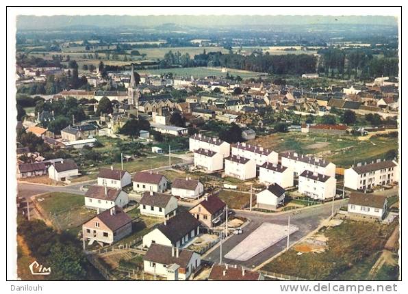 72 / FL / VIBRAYE, Vue Aérienne, Le Boulay, CPSM Grand Format Ed COMBIER - Vibraye