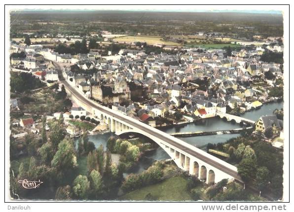 72 / FL / BEAUMONT SUR SARTHE, Le Viaduc, La Ville, CPSM Grand Format Ed COMBIER /** - Beaumont Sur Sarthe