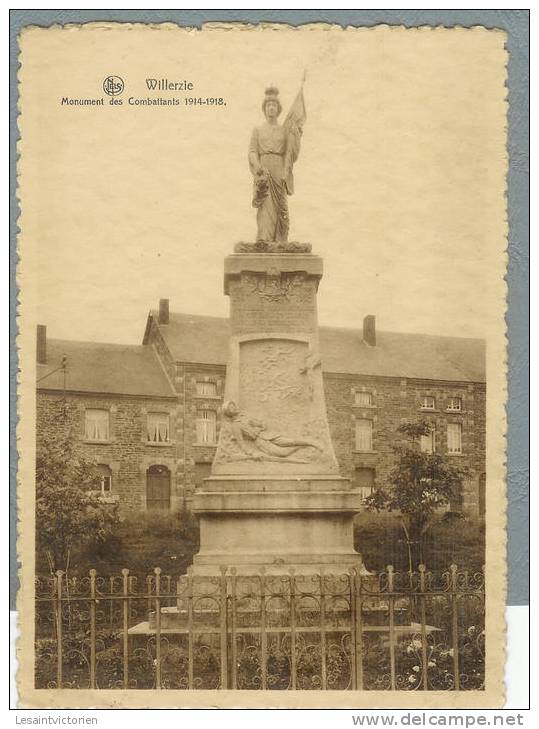 GEDINNE WILLERZIE MONUMENT COMBATTANTS 1914-1918 - Gedinne