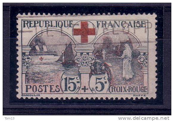 France, 1918, Croix Rouge N° 156 Oblitéré - Usados