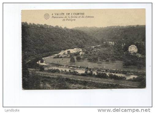 4 Vallée De L'ourthe Panorma De La Ferme Et Du Château De Palogne - Ferrieres