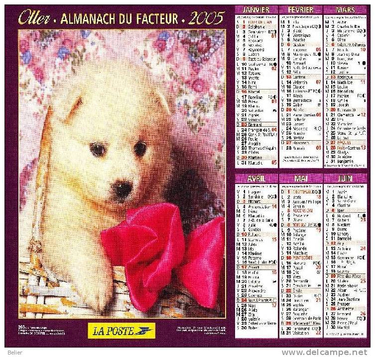 CALENDRIER ALMANACH 2005 - Grossformat : 2001-...