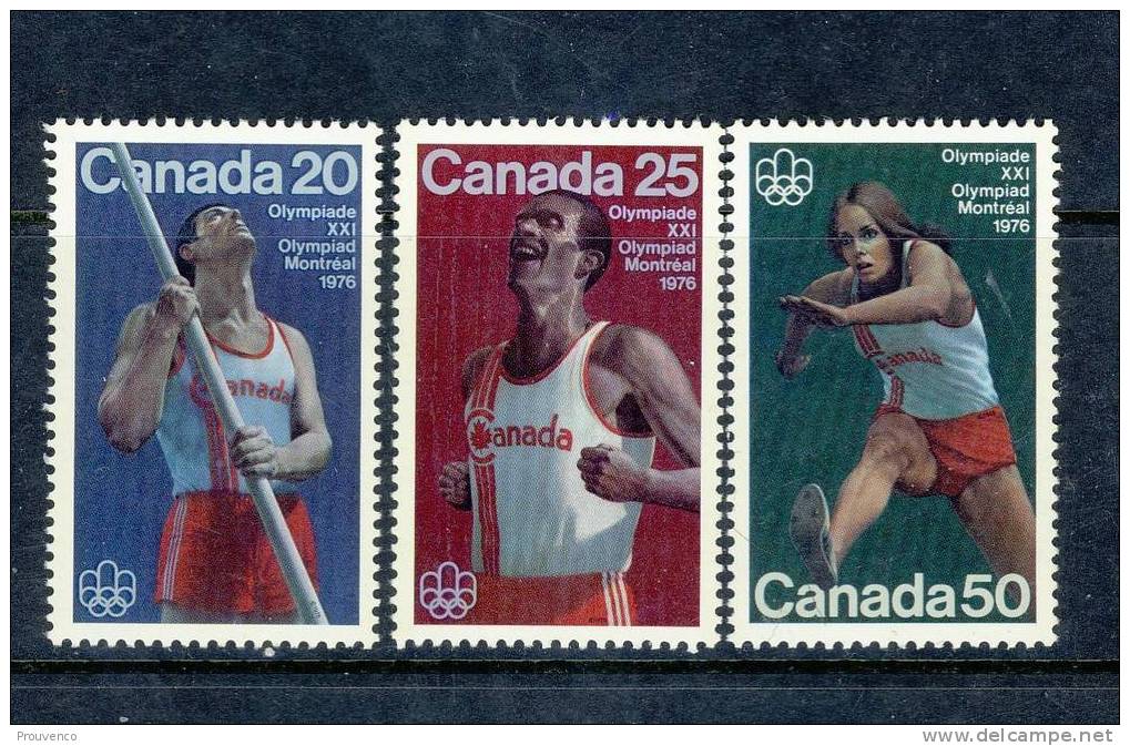 CANADA JO MONTREAL 1976  YT 571 /3  NEUFS  MNH*** - Ete 1976: Montréal