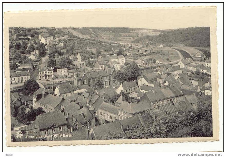 B505   THUIN : Panorama De La Ville-Basse - Thuin