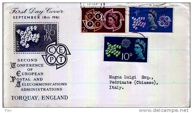 TORQUAY, ENGLAND - 1961 - 1952-1971 Pre-Decimal Issues