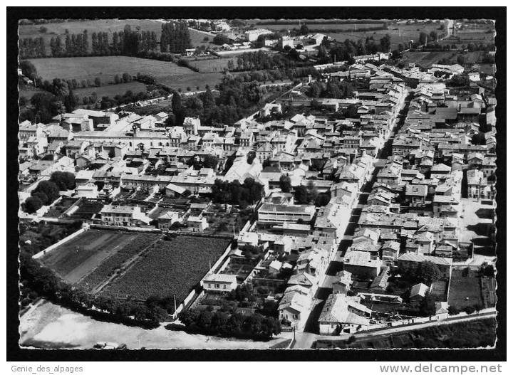 69 Rhône, CPSM 10x15, BELLEVILLE Sur SAONE, Vue Aérienne, , Dos Vierge, Bon état - Belleville Sur Saone