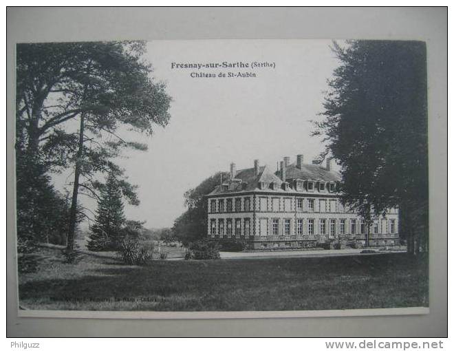 FRESNAY SUR SARTHE CHATEAU DE SAINT AUBIN - La Fresnaye Sur Chédouet