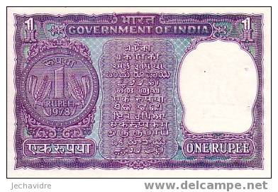 INDE   1 Rupee  Non Daté (1978)   Pick 77v  Lettre A  Signature 40     ***** QUALITE  AUNC ***** - India