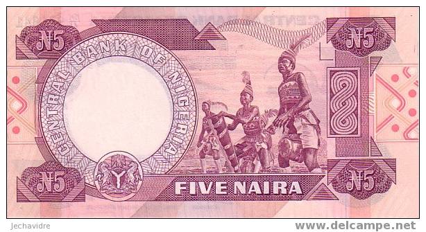 NIGERIA   5 Naira   Non Daté   Pick 23e  Signature 10     ***** BILLET  NEUF ***** - Nigeria