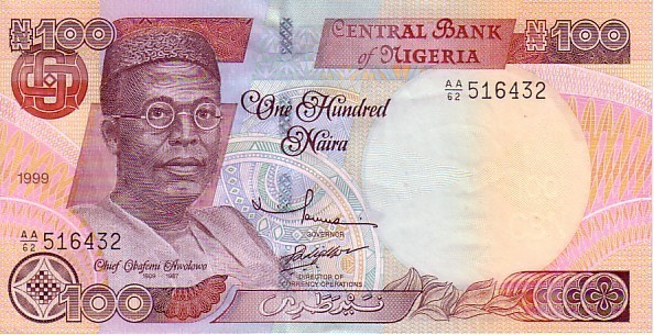 NIGERIA  100 Naira  Daté De 1999  Pick 28b   ***** BILLET  NEUF ***** - Nigeria