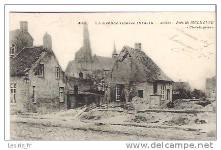 CPA - 435 - LA GRANDE GUERRE 1914-15 - ALSACE - PRES DE MULHOUSE - PHOT. EXPRESS - ANIMEE - Guerra 1914-18