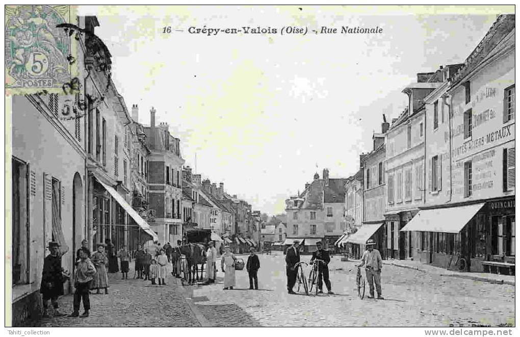 CREPY-en-VALOIS -  Rue Nationale - Crepy En Valois