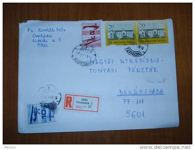 Hongrie Hungary Ungarn Courrier Moderne, Cover, Local Franking D5032 - Covers & Documents