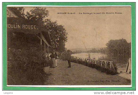 MEDAN --  La Seine Et Le Port Du Moulin Rouge - Medan