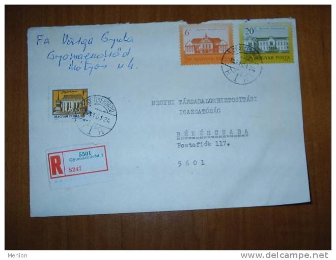 Hongrie Hungary Ungarn Courrier Moderne, Cover, Local Franking D5062 - Lettres & Documents