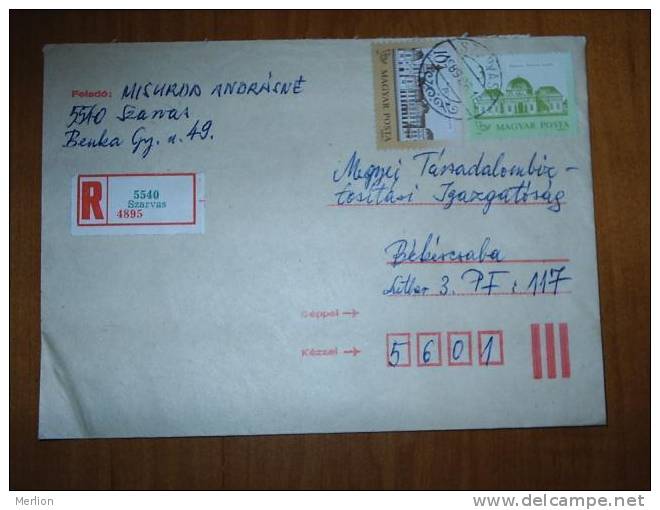 Hongrie Hungary Ungarn Courrier Moderne, Cover, Local Franking D5066 - Lettres & Documents