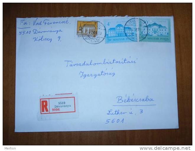 Hongrie Hungary Ungarn Courrier Moderne, Cover, Local Franking D5067 - Storia Postale