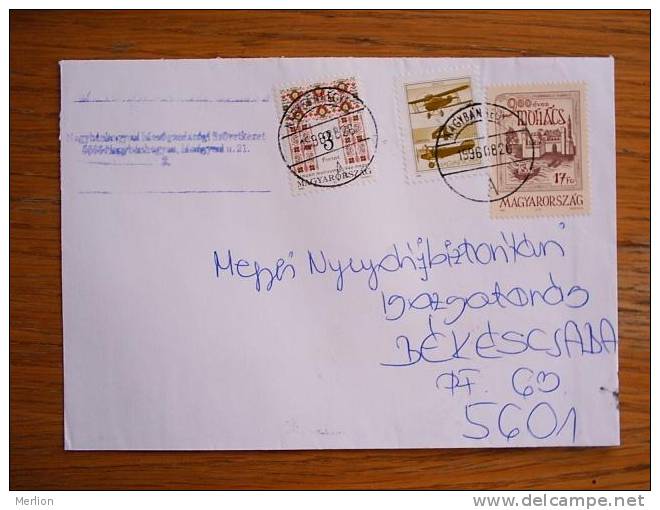 Hongrie Hungary Ungarn Courrier Moderne, Cover, Local Franking D5077 - Cartas & Documentos