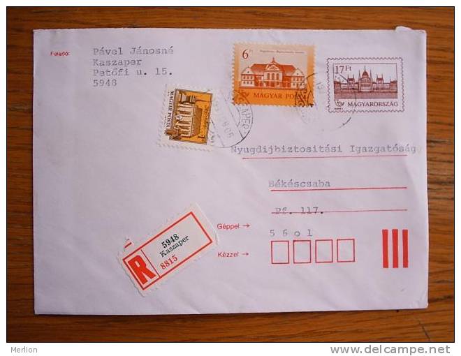 Hongrie Hungary Ungarn Courrier Moderne, Cover, Local Franking D5078 - Storia Postale