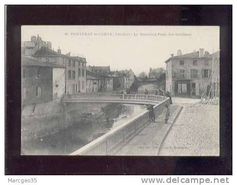 21328 Fontenay Le Comte Le Nouveau Pont Des Sardines  édit.jehly Poupin N° 65 Belle Carte - Fontenay Le Comte