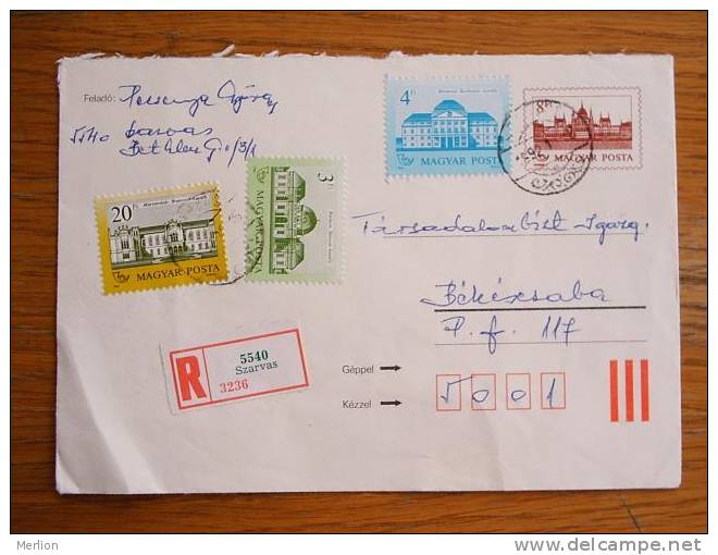 Hongrie Hungary Ungarn Courrier Moderne, Cover, Local Franking D5086 - Lettres & Documents