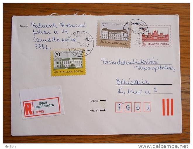 Hongrie Hungary Ungarn Courrier Moderne, Cover, Local Franking D5090 - Storia Postale