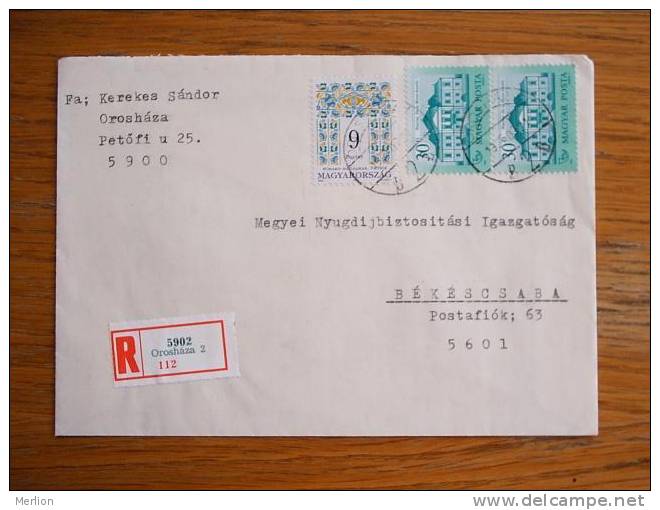 Hongrie Hungary Ungarn Courrier Moderne, Cover, Local Franking D5104 - Lettres & Documents