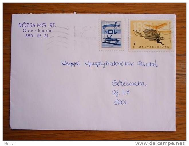 Hongrie Hungary Ungarn Courrier Moderne, Cover, Local Franking D5106 - Briefe U. Dokumente