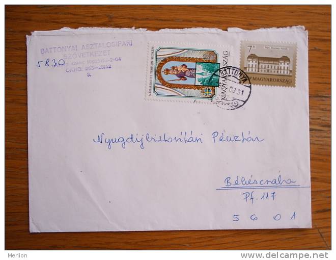 Hongrie Hungary Ungarn Courrier Moderne, Cover, Local Franking D5111 - Covers & Documents