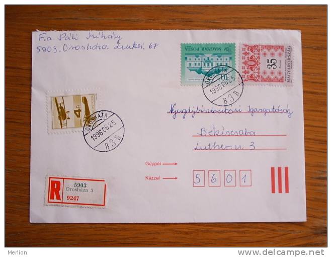 Hongrie Hungary Ungarn Courrier Moderne, Cover, Local Franking D5121 - Lettres & Documents