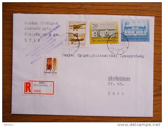 Hongrie Hungary Ungarn Courrier Moderne, Cover, Local Franking D5123 - Lettres & Documents