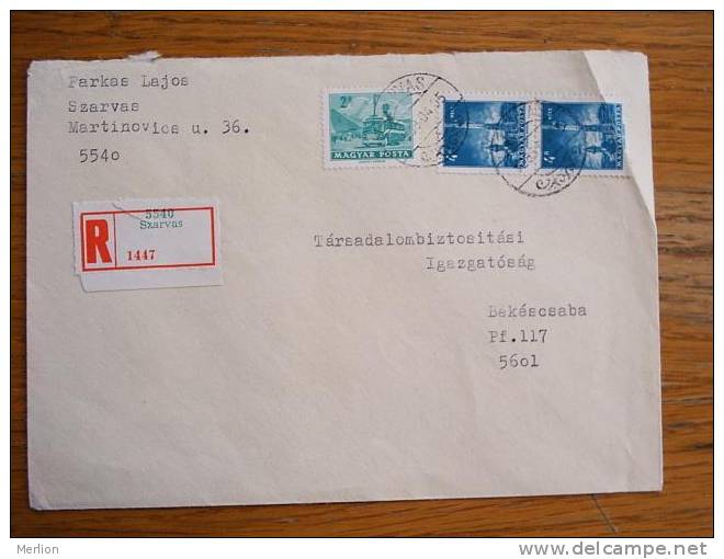 Hongrie Hungary Ungarn Courrier Moderne, Cover, Local Franking D5140 - Brieven En Documenten