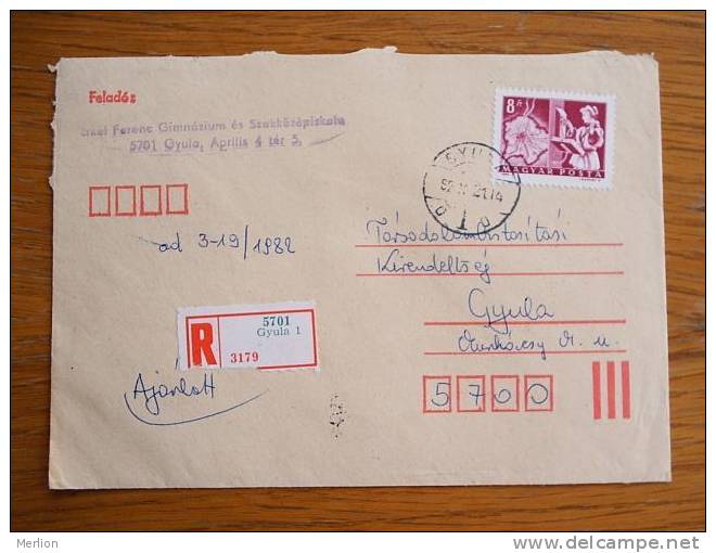 Hongrie Hungary Ungarn Courrier Moderne, Cover, Local Franking D5189 - Brieven En Documenten