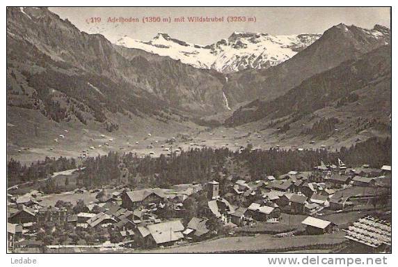 9551-Adelboden Mit Wildstrubel - 1913 - Adelboden