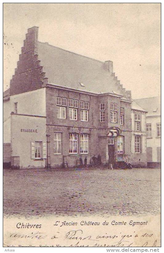 CHIEVRES = Ancien Château Du Comte Egmont + Brasserie (Nels  S.78  N° 9) - Chièvres