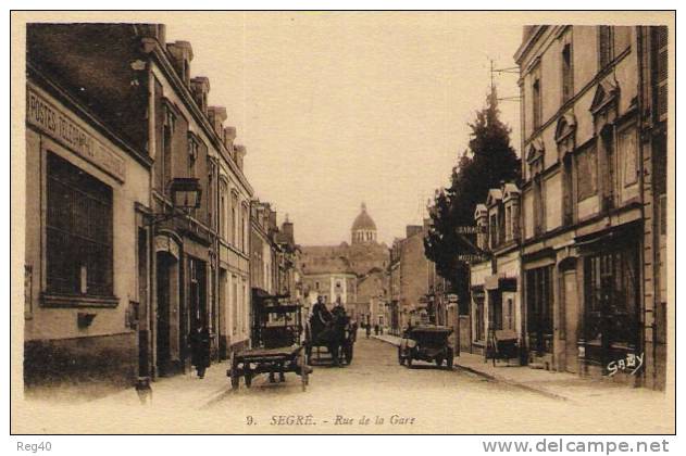 D49 - SEGRE  -  Rue De La Gare - Segre