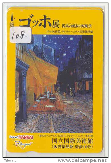 VINCENT VAN GOGH Schilderij Op Telefoonkaart JAPAN (108) - Schilderijen