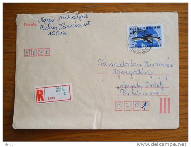 Hongrie Hungary Ungarn Courrier Moderne, Cover, Local Franking D5208 - Used Stamps