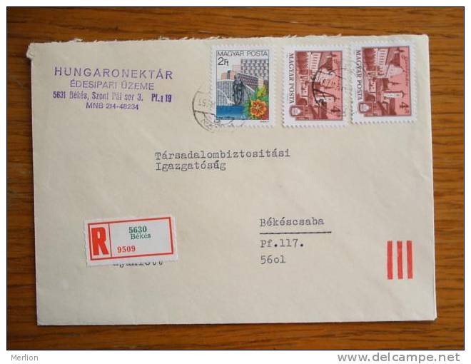 Hongrie Hungary Ungarn Courrier Moderne, Cover, Local Franking D5232 - Brieven En Documenten